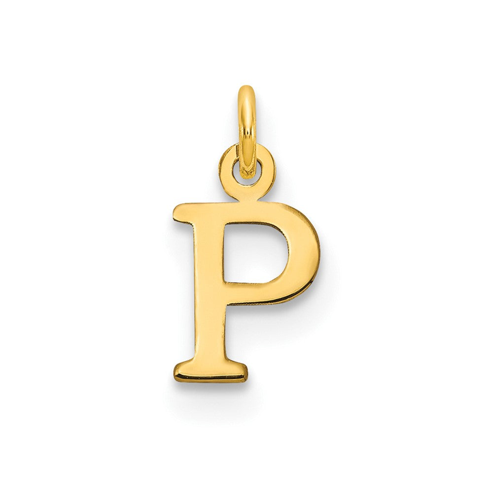 Charlie & Co Jewelry | 14ky Cutout Letter P Initial Pendant - Model XNA1160Y/P