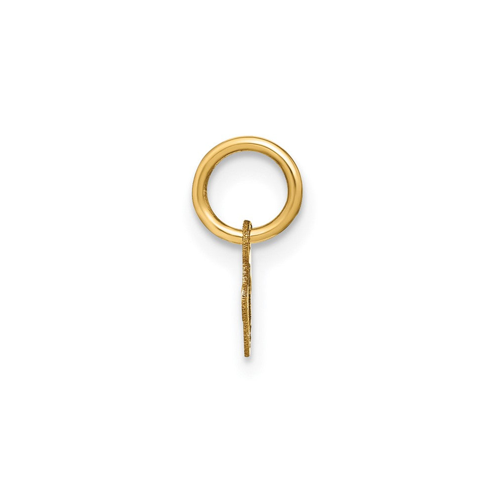 Charlie & Co Jewelry | 14ky Lower Case Letter V Initial Charm - Model XNA1307Y/V