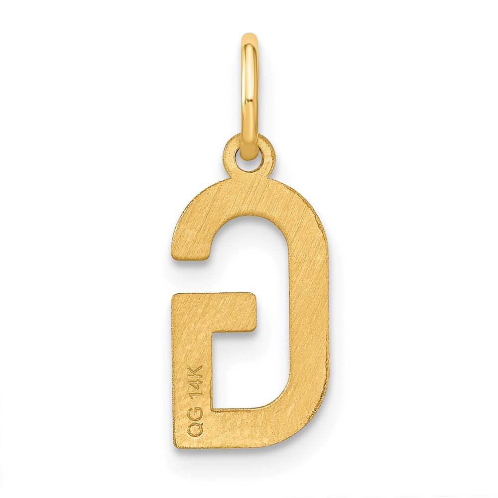 14K Gold Letter "G" Initial Pendant - Charlie & Co. Jewelry