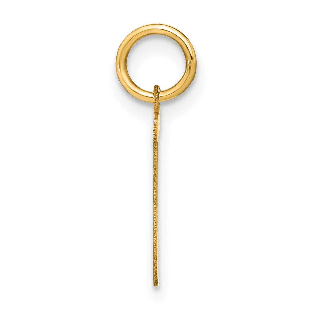 14K Gold Letter "J" Initial Pendant - Charlie & Co. Jewelry