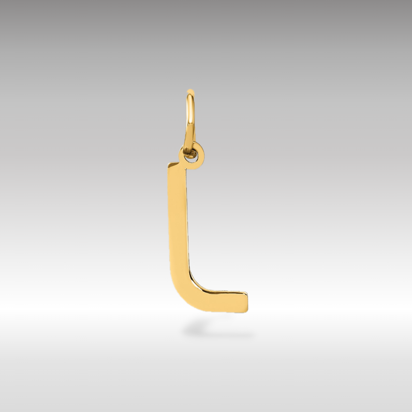 14K Gold Letter "L" Initial Pendant - Charlie & Co. Jewelry