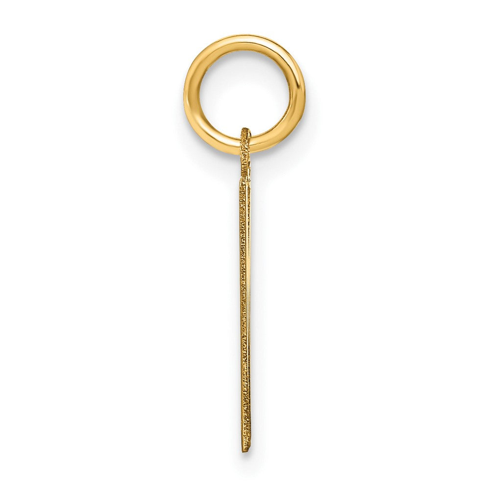 14K Gold Letter "M" Initial Pendant - Charlie & Co. Jewelry