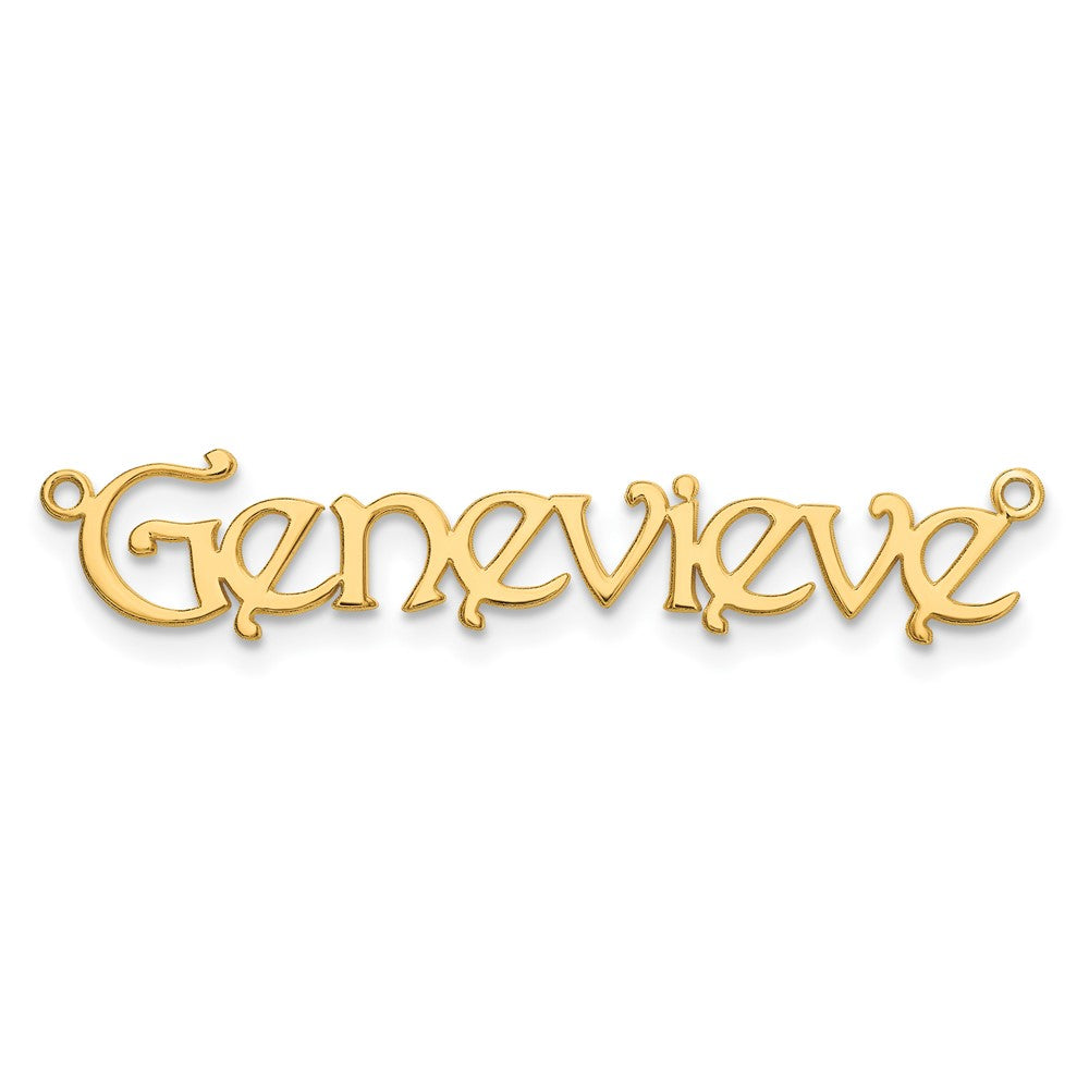 Charlie & Co Jewelry | 14k Yellow Gold Name Plate - Model XNA939Y