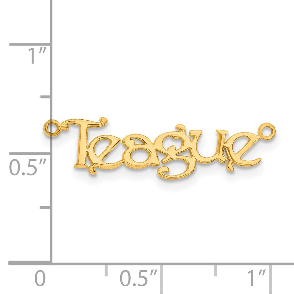 Charlie & Co Jewelry | 14k Yellow Gold Name Plate - Model XNA939Y