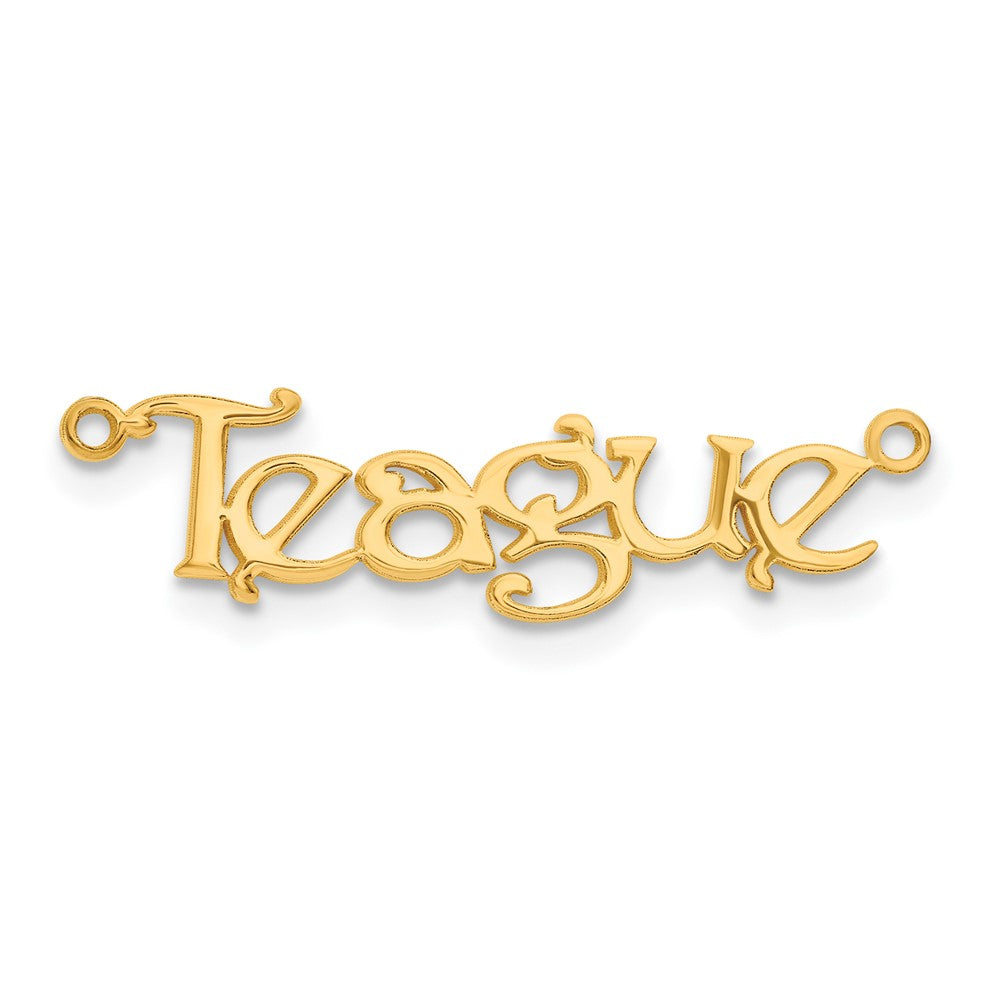 Charlie & Co Jewelry | 14k Yellow Gold Name Plate - Model XNA939Y