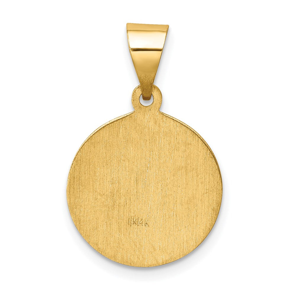 Charlie & Co Jewelry | 14k Polished And Satin St Paul Medal Hollow Pendant - Model XR1376
