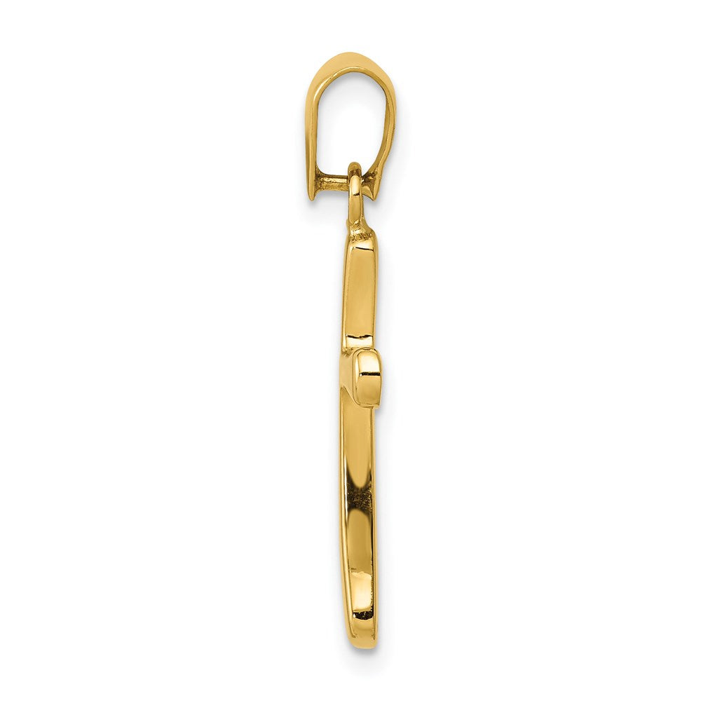 Charlie & Co Jewelry | 14k Polished Cross Pendant - Model XR1418