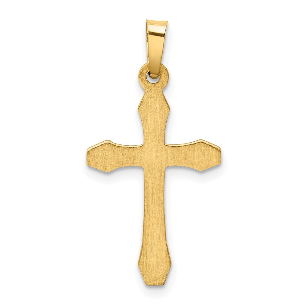 Charlie & Co Jewelry | 14k Textured And Polished Latin Cross Pendant - Model XR1422