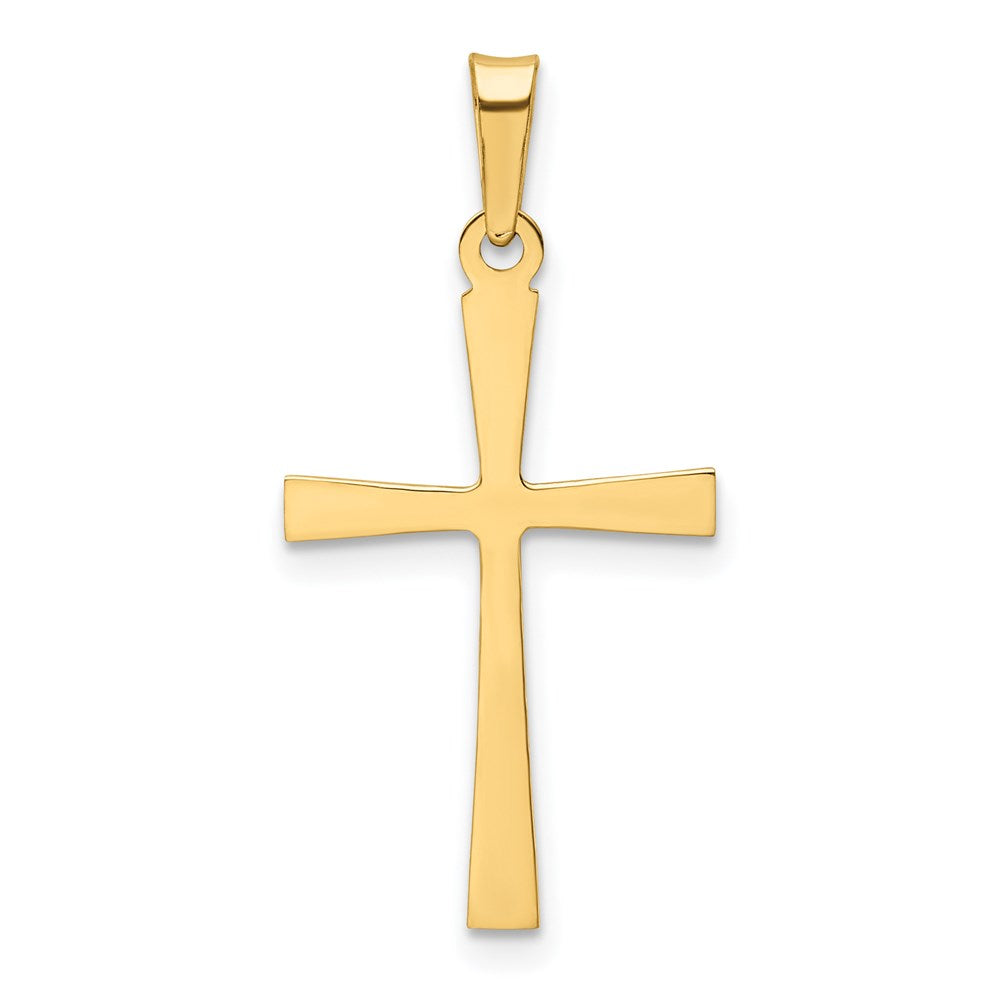 Charlie & Co Jewelry | 14k Textured And Polished Latin Cross Pendant - Model XR1438