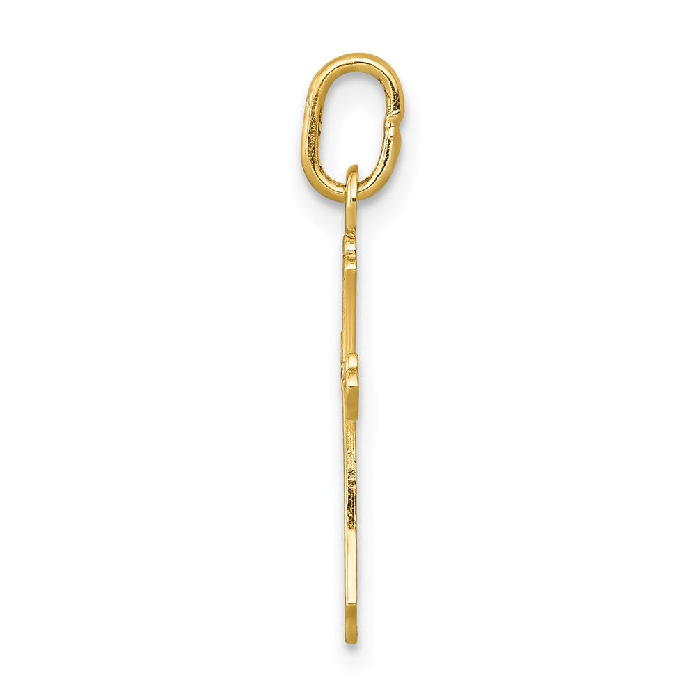Charlie & Co Jewelry | 14k Gold Polished Small Cross Pendant - Model XR1461