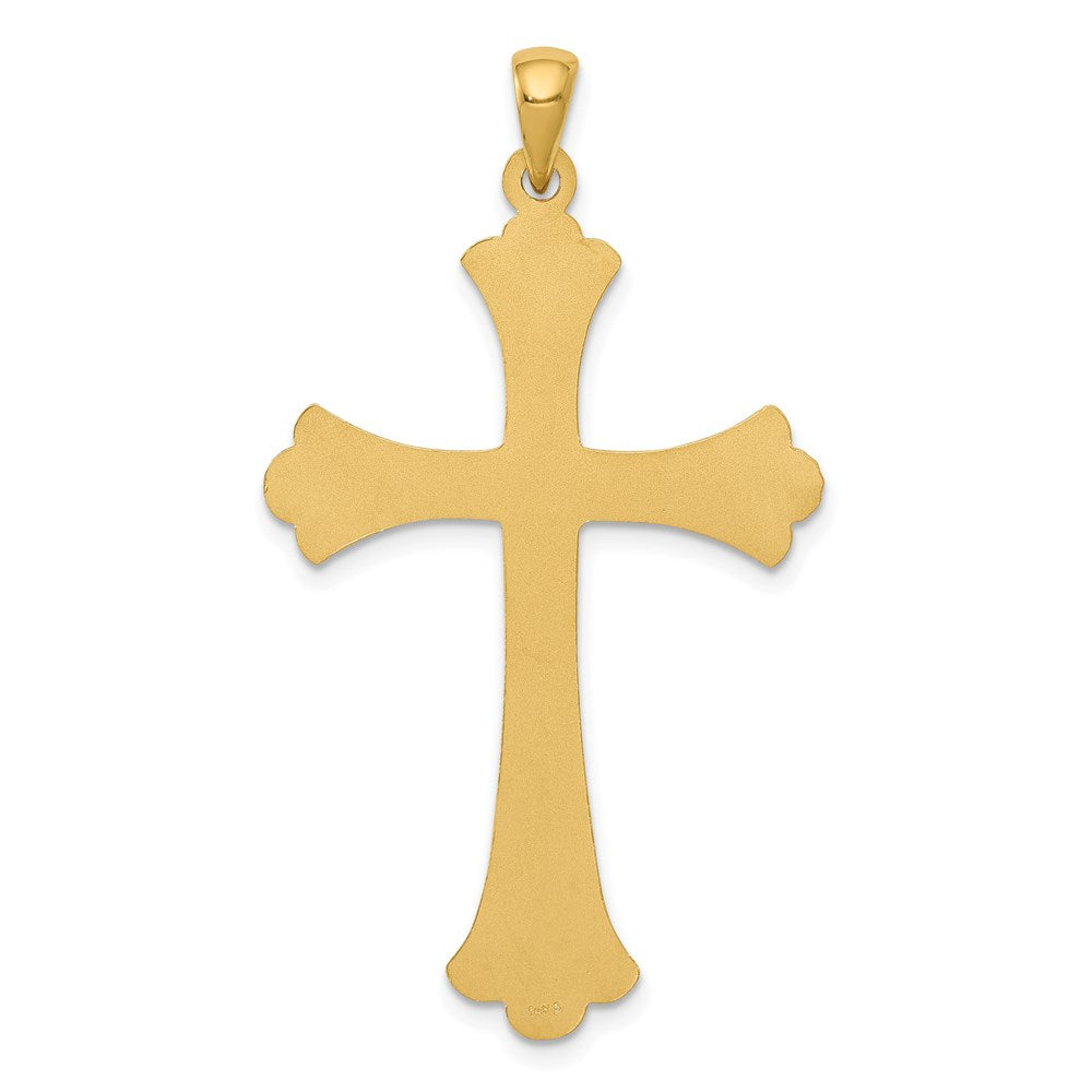Charlie & Co Jewelry | 14k Fleur De Lis Cross Pendant - Model XR147
