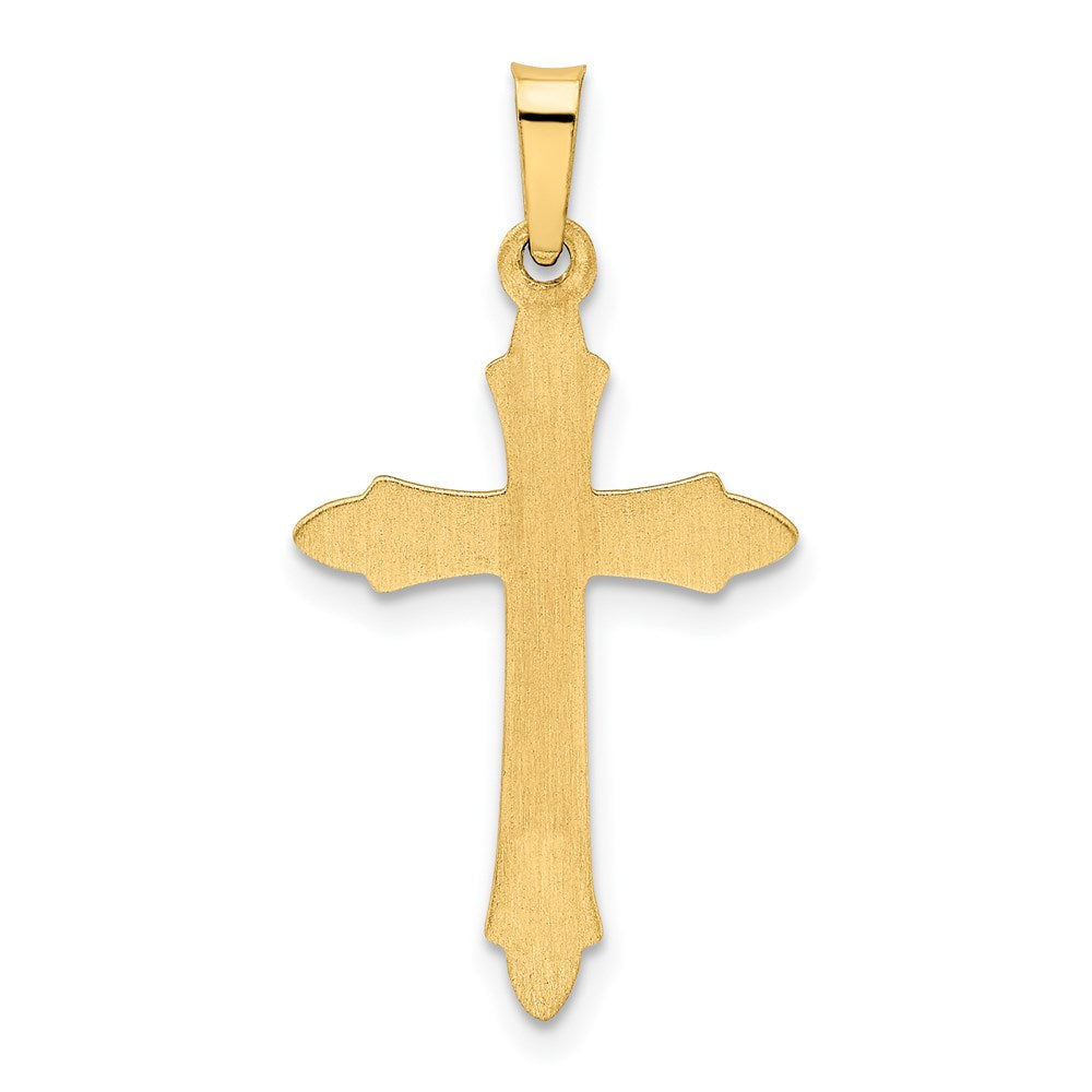 Charlie & Co Jewelry | 14k Textured And Polished Passion Cross Pendant - Model XR1482