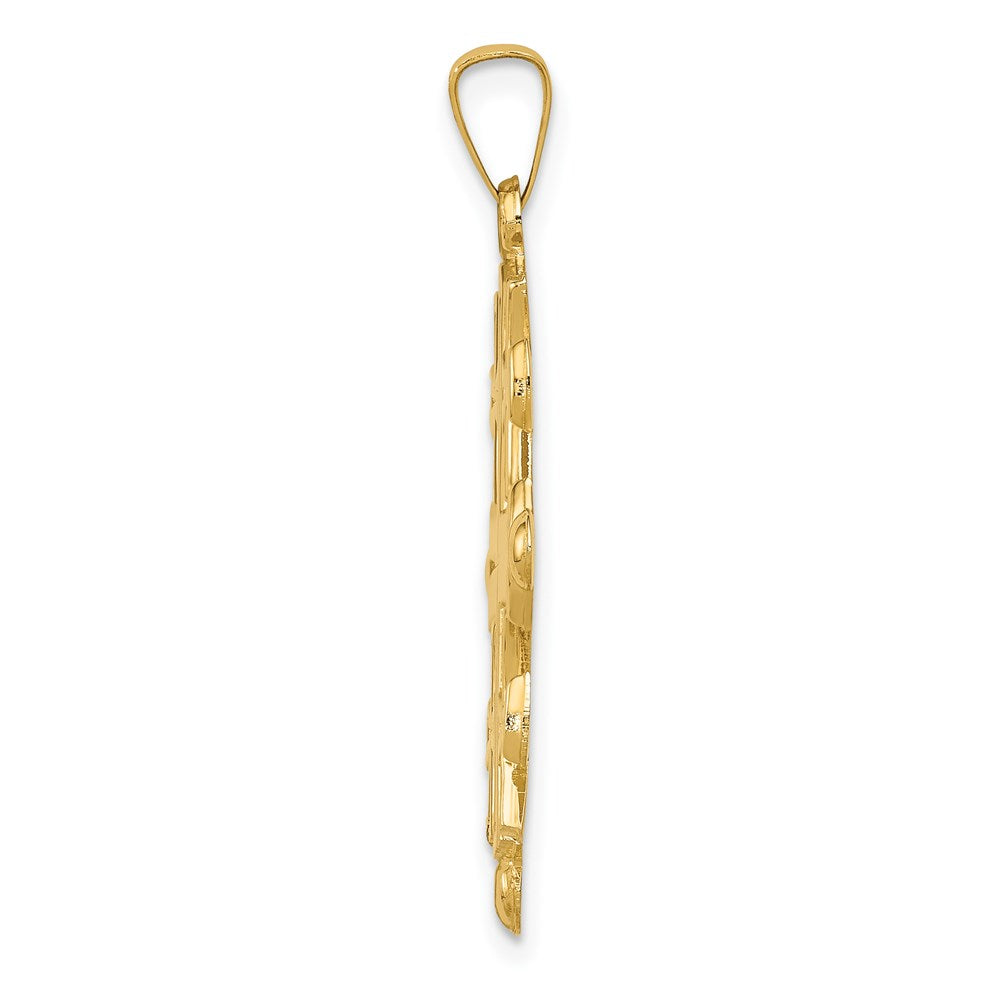 Charlie & Co Jewelry | 14k Polished Jerusalem Cross Pendant - Model XR1489