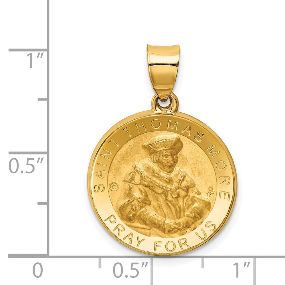 14K Gold Saint Catherine Medal Pendant - Charlie & Co. Jewelry