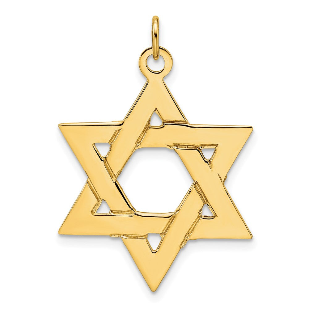 Charlie & Co Jewelry | 14k Polished Solid Star Of David Pendant - Model XR1961