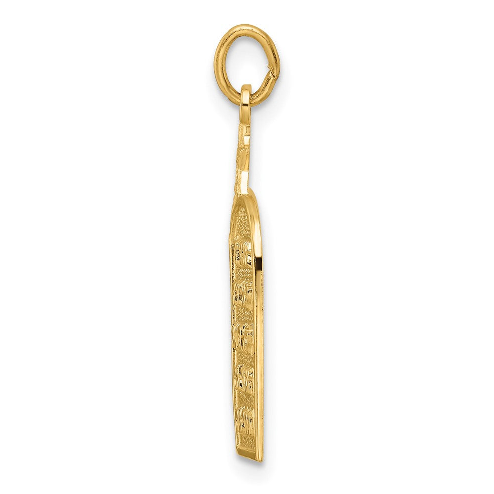 Charlie & Co Jewelry | 14k Polished Solid Ten Commandments And Star Pendant - Model XR1983