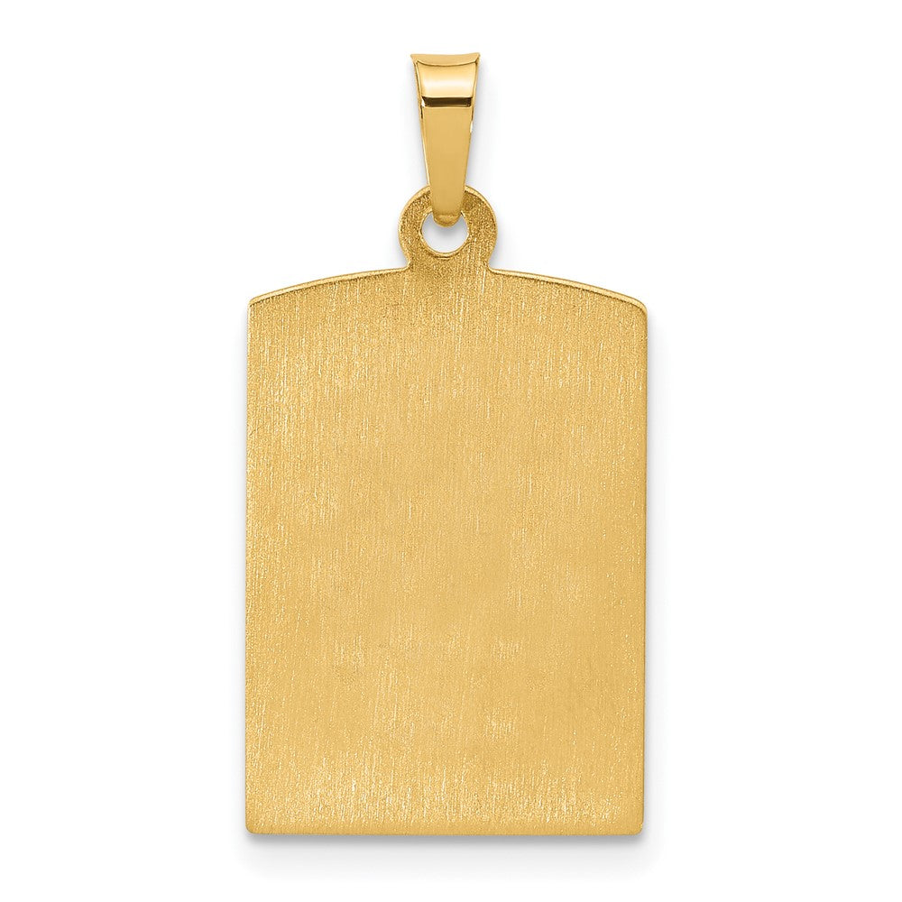 Charlie & Co Jewelry | 14k Rectangular Hollow Our Lady Of Guadalupe Medal - Model XR2102