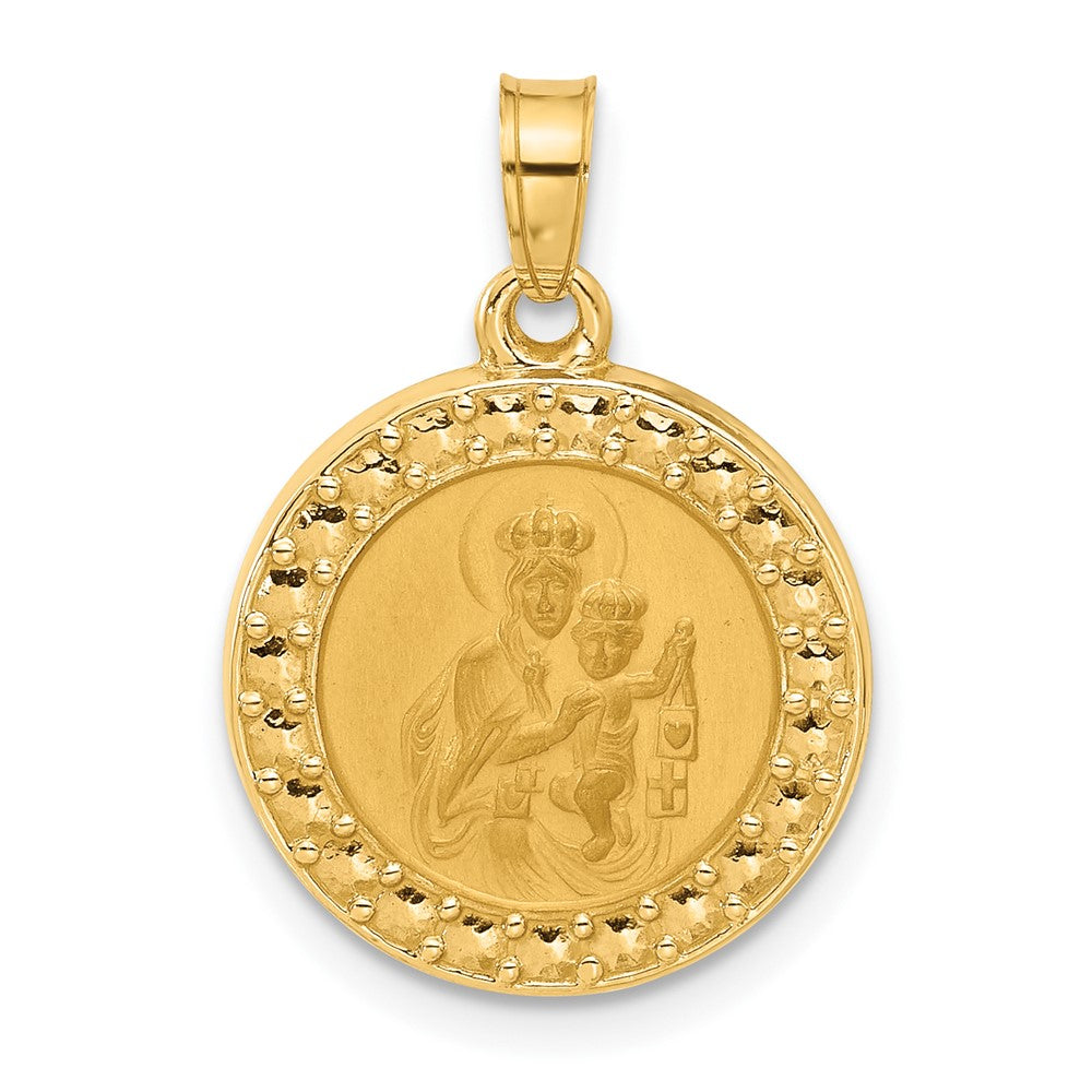 Charlie & Co Jewelry | 14k Hollow Our Lady Of Mt Carmel Medal - Model XR2103