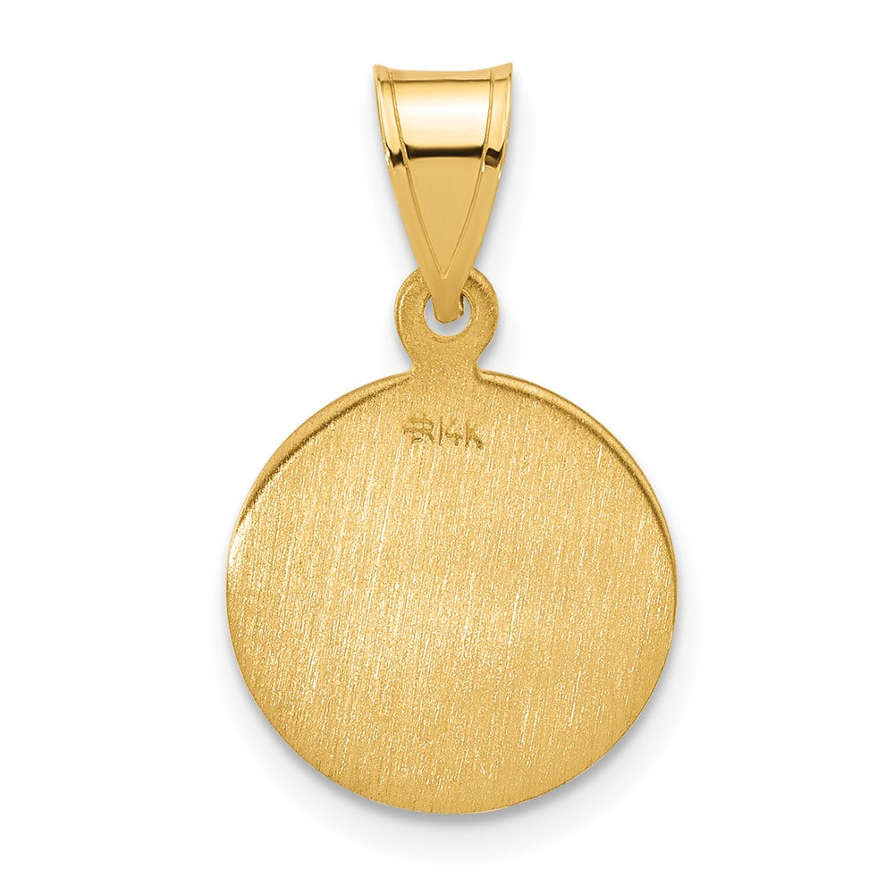 Charlie & Co Jewelry | 14k Polished And Satin Solid Our Lady Of Perpetual Help Medal - Model XR2105