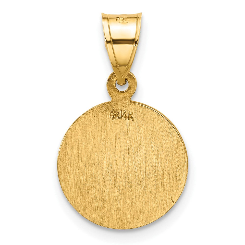 Charlie & Co Jewelry | 14k Polished And Satin St. Christopher Medal - Model XR2138