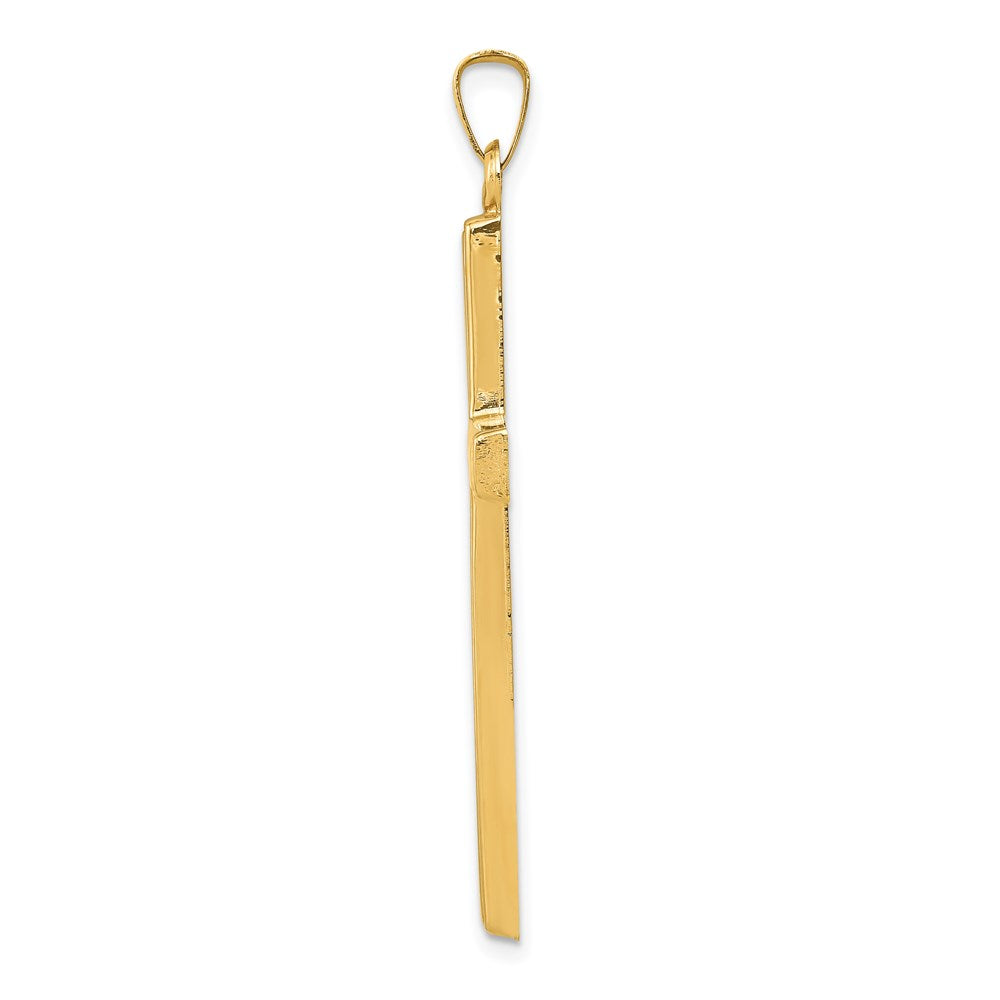 Charlie & Co Jewelry | 14k Hollow Cross Pendant - Model XR241