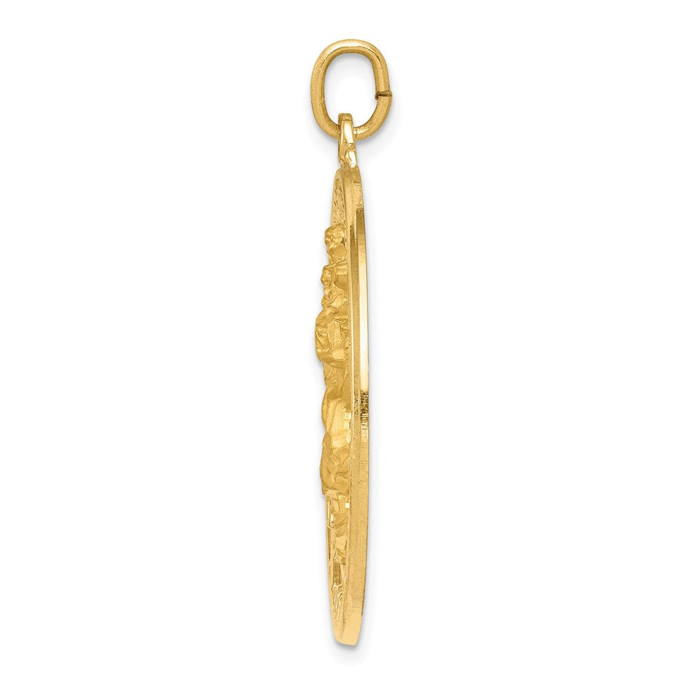 Charlie & Co Jewelry | 14k Saint Christopher Medal Pendant - Model XR382