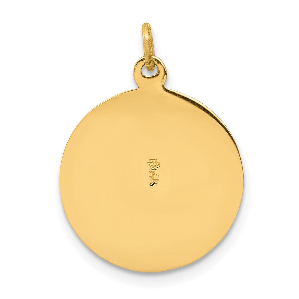 Gold Saint Patrick Medal Charm Model-XR404 - Charlie & Co. Jewelry