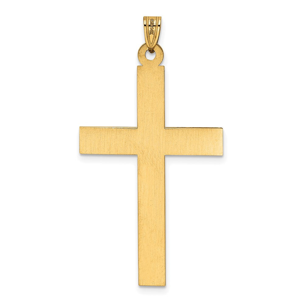 Charlie & Co Jewelry | 14k Laser Etched Cross Charm - Model XR543