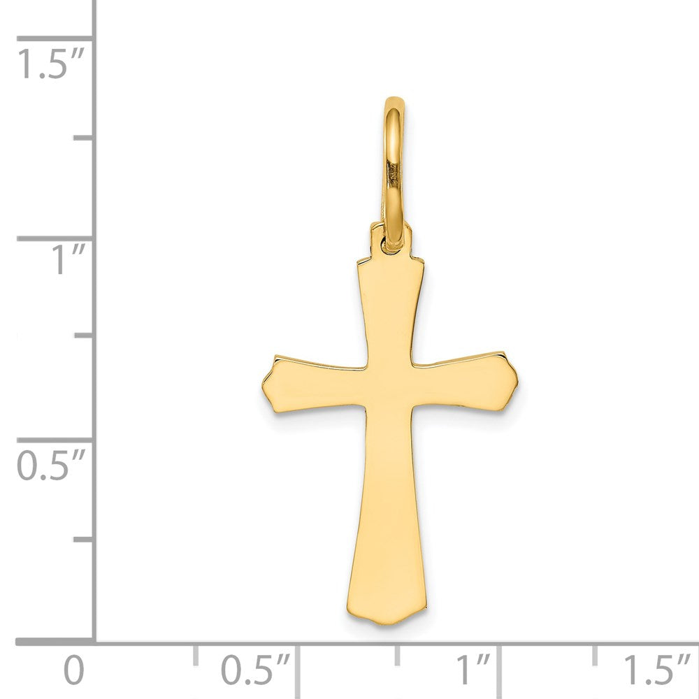 Charlie & Co Jewelry | 14k Polished Cross Charm - Model XR583