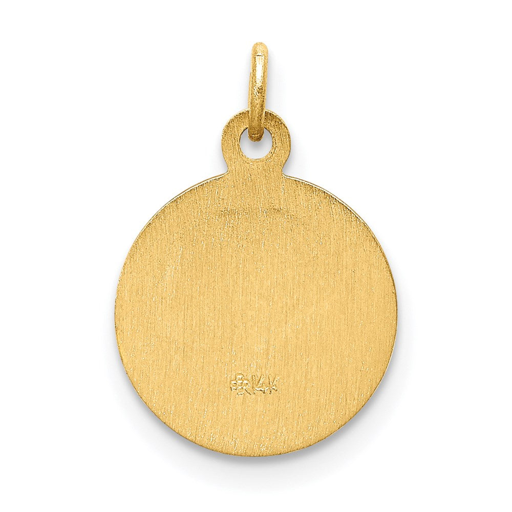 Charlie & Co Jewelry | 14k Our Lady Of Lourdes Medal Charm - Model XR648
