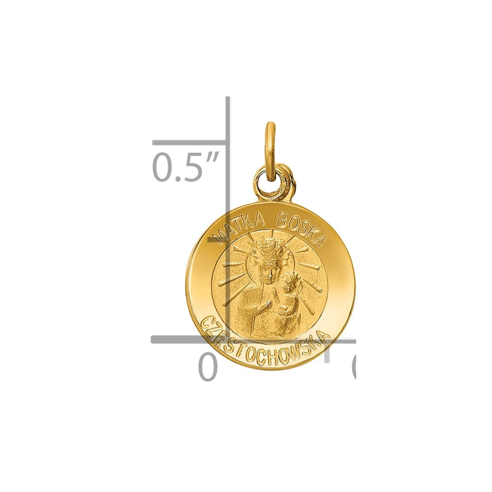 Charlie & Co Jewelry | 14k Matka Boska Medal Charm - Model XR654