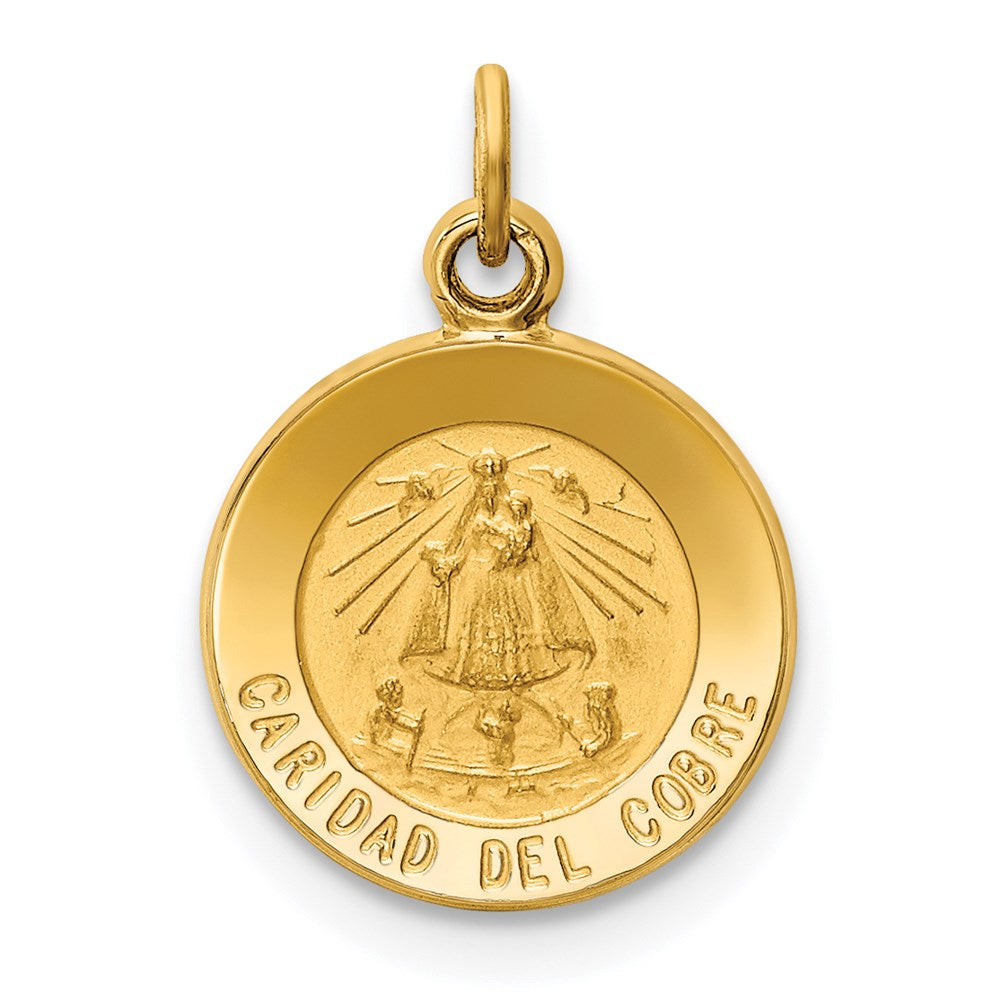 Charlie & Co Jewelry | 14k Caridad Del Cobre Medal Charm - Model XR663