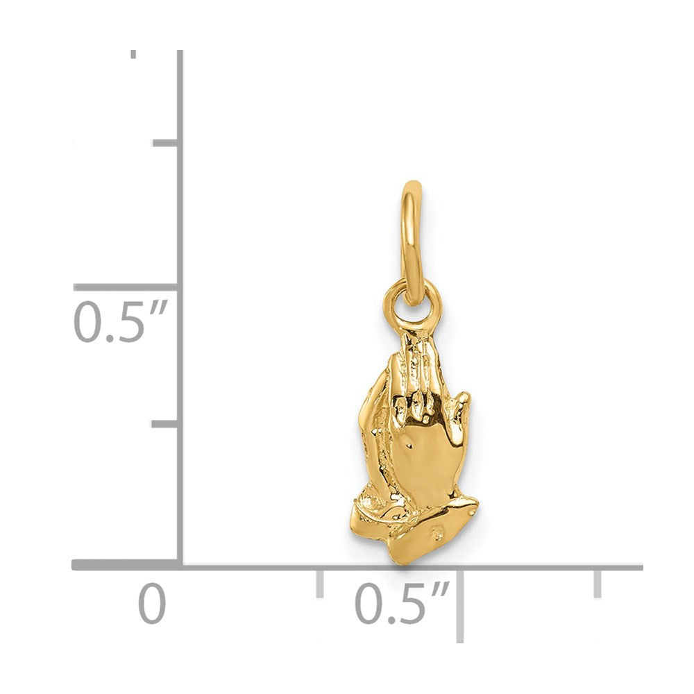 Charlie & Co Jewelry | 14k Praying Hands Charm - Model XR770