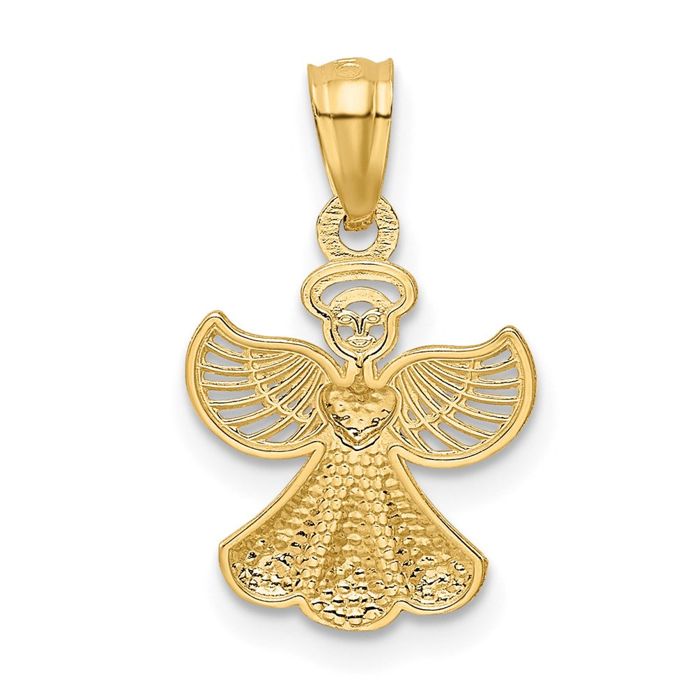 Charlie & Co Jewelry | 14k Polished Angel Pendant - Model XR918