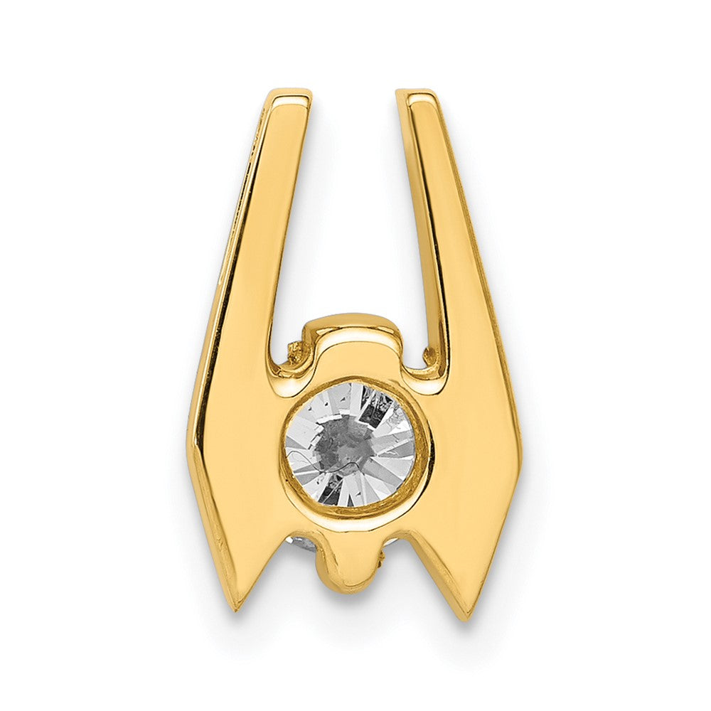 Charlie & Co Jewelry | 14k 5.25mm Aaa Diamond Slide - Model XS659AAA