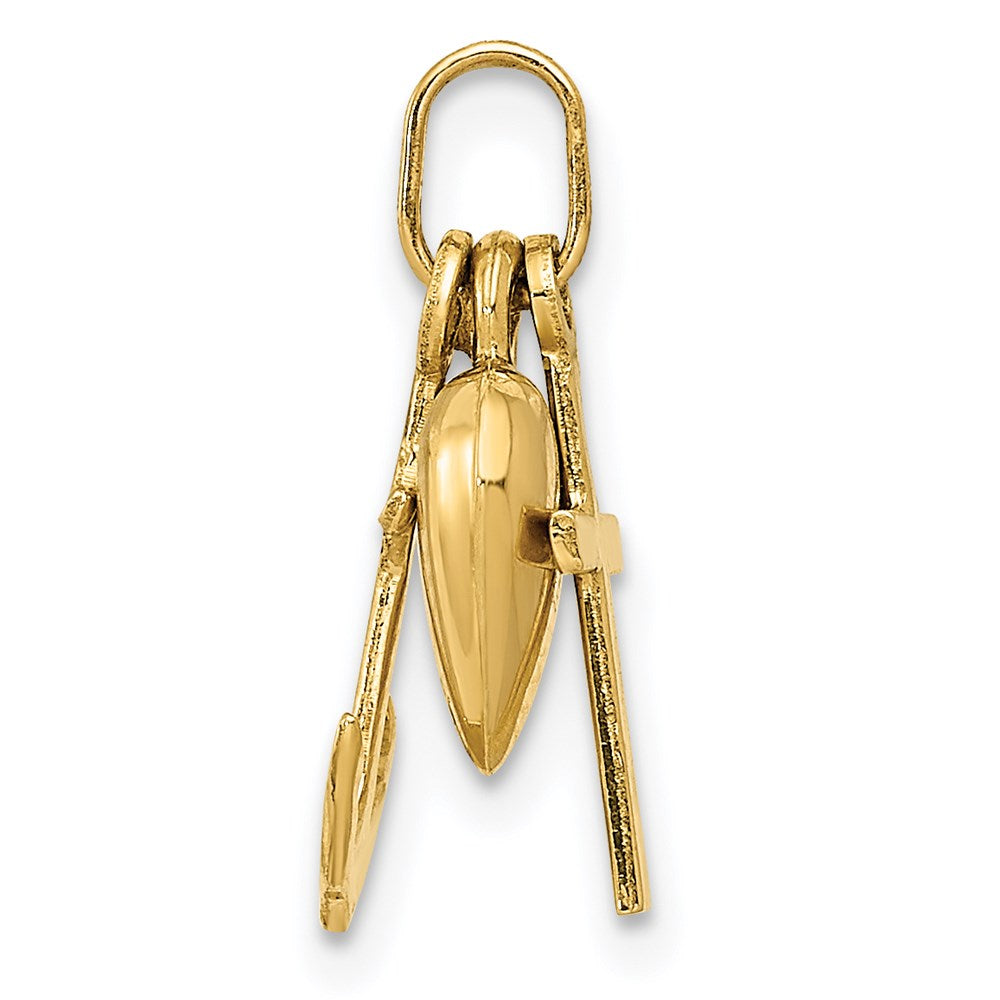 Gold Polished Heart, Cross & Anchor Necklace Pendant Model-YC1067 - Charlie & Co. Jewelry