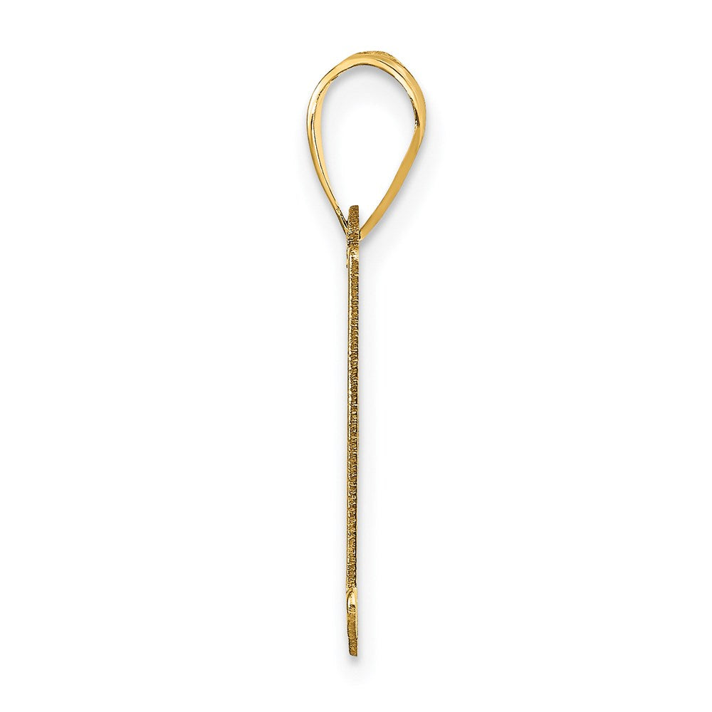 Charlie & Co Jewelry | 14k Polished Letter A Initial Pendant - Model YC1440A