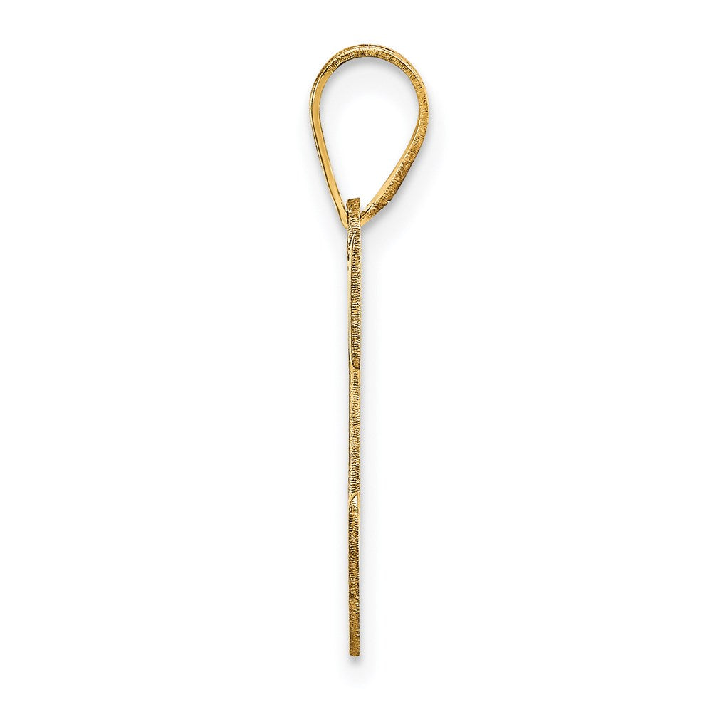 Charlie & Co Jewelry | 14k Polished Letter C Initial Pendant - Model YC1440C