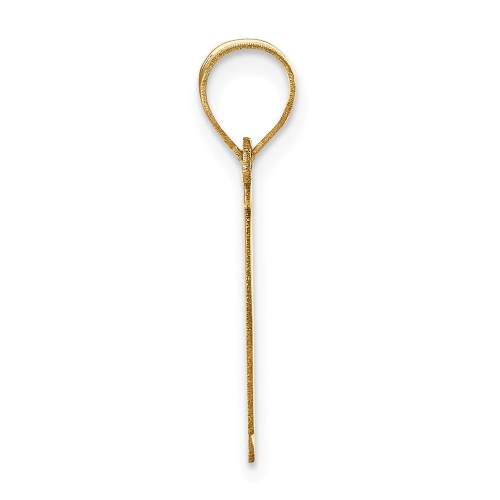 Charlie & Co Jewelry | 14k Polished Letter E Initial Pendant - Model YC1440E