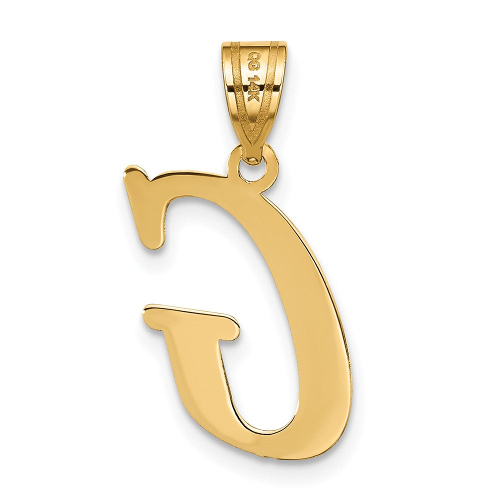 Charlie & Co Jewelry | 14k Polished Letter G Initial Pendant - Model YC1440G