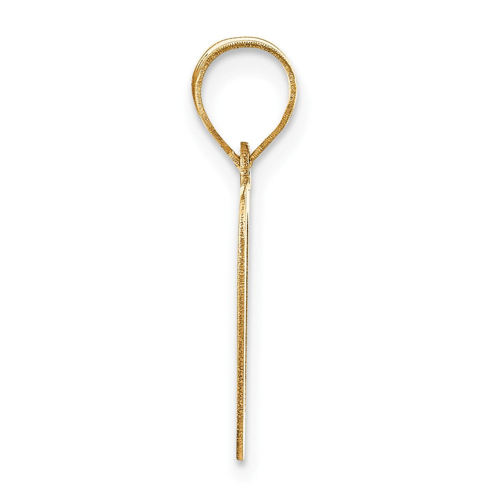 Charlie & Co Jewelry | 14k Polished Letter O Initial Pendant - Model YC1440O