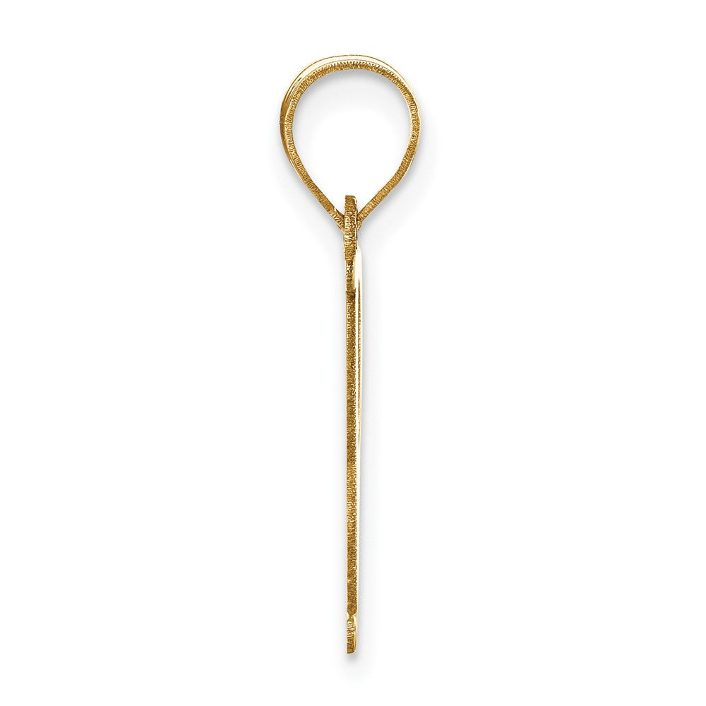 Charlie & Co Jewelry | 14k Polished Letter P Initial Pendant - Model YC1440P