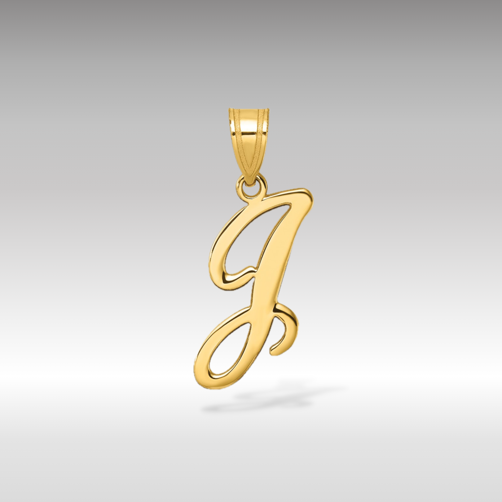 14k pendant solid gold letter sold j