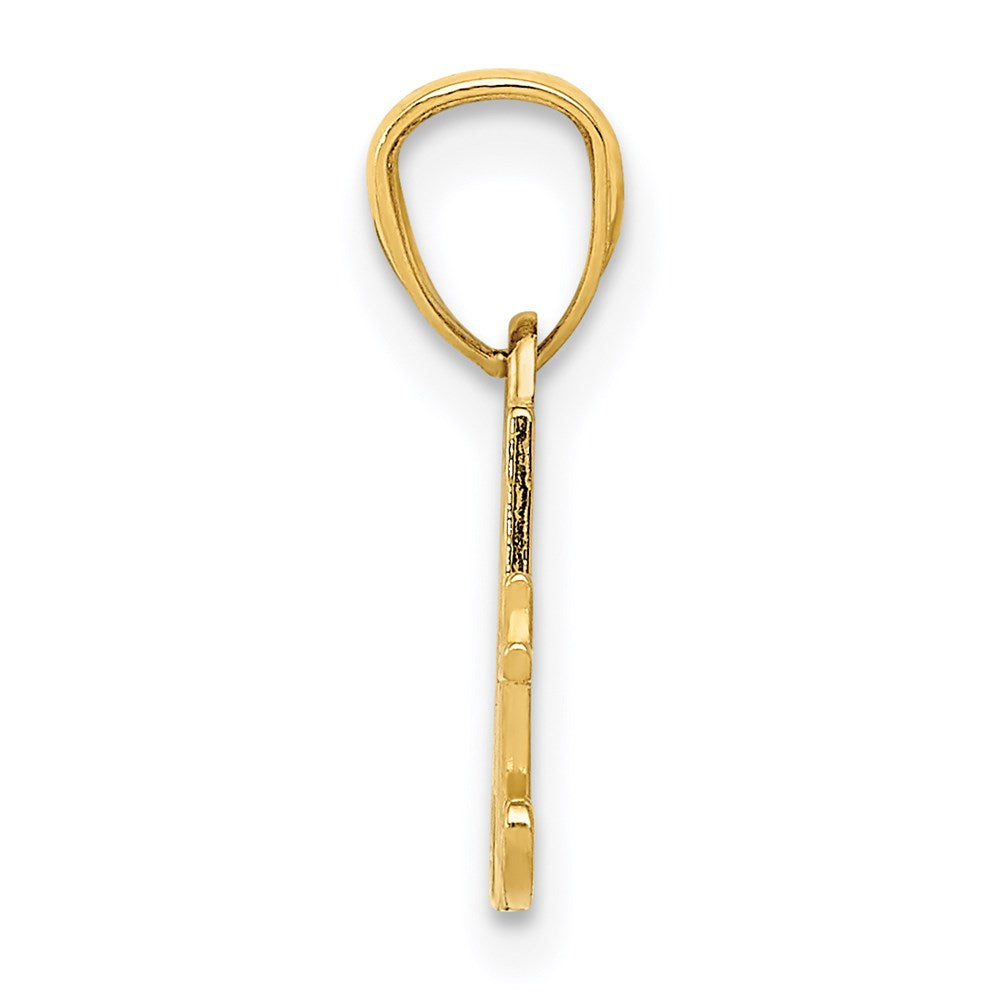 Gold #1 AUNT Pendant Necklace - Model YC479 - Charlie & Co. Jewelry