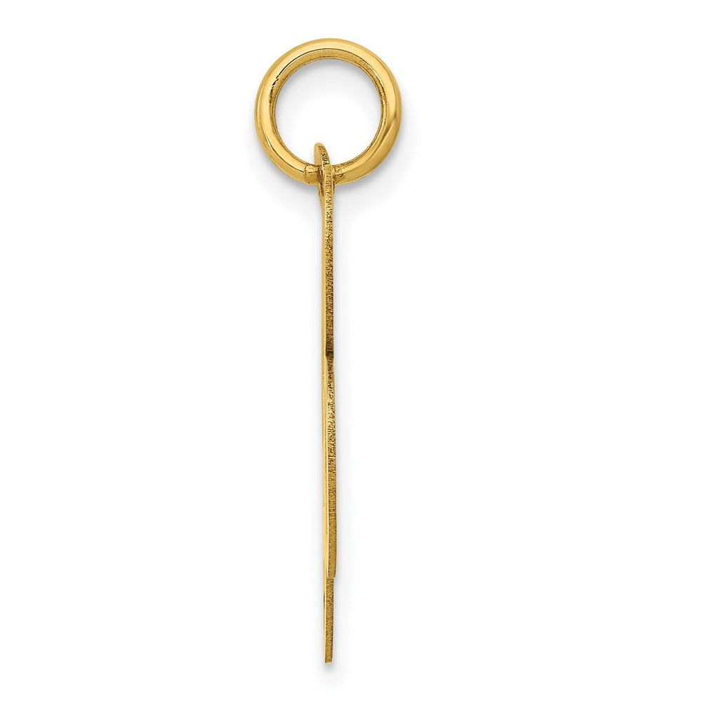 Charlie & Co Jewelry | 14k Large Fancy Script Letter B Initial Charm - Model YC654B