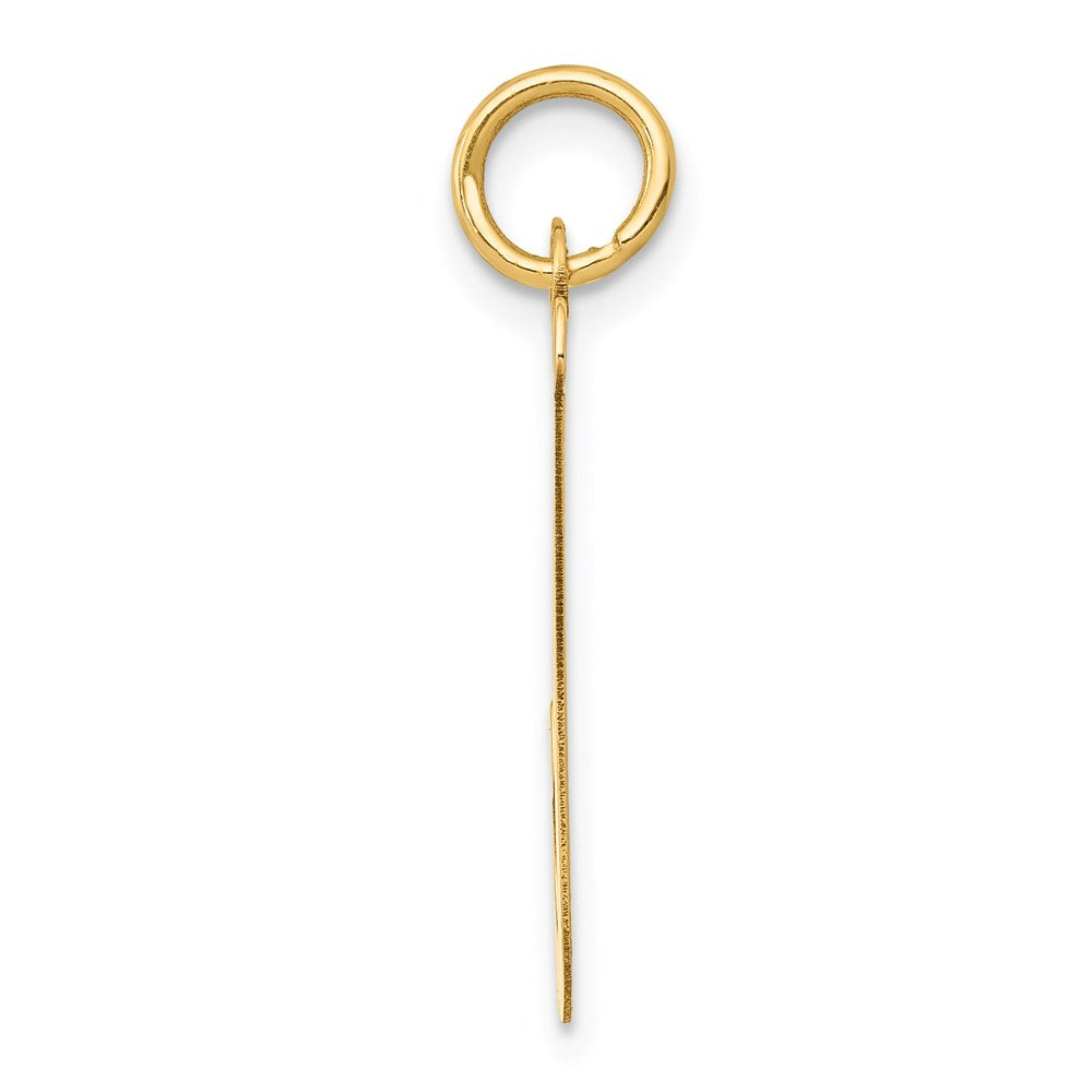 Charlie & Co Jewelry | 14k Small Script Letter J Initial Charm - Model YC658J