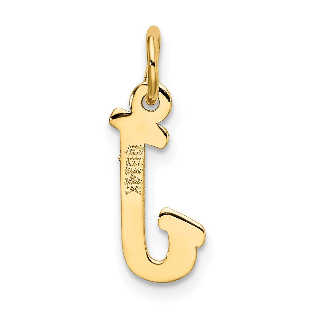 Charlie & Co Jewelry | 14k Small Script Letter J Initial Charm - Model YC658J