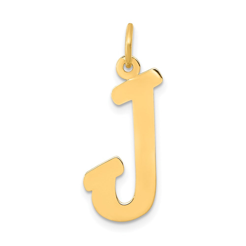 Charlie & Co Jewelry | 14k Small Script Letter J Initial Charm - Model YC658J