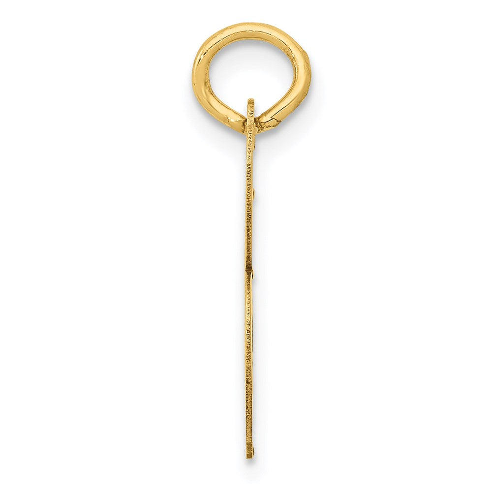 14K Gold Script Letter "B" Initial Pendant - Charlie & Co. Jewelry