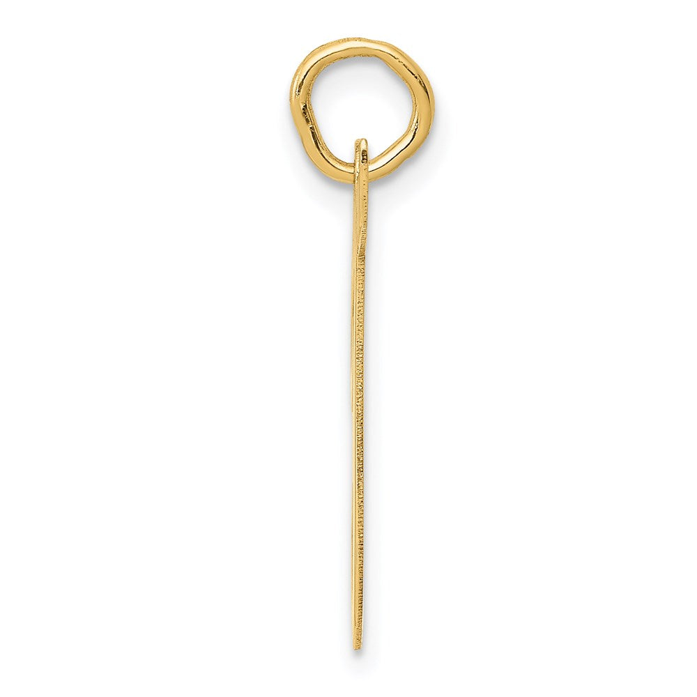 Charlie & Co Jewelry | 14k Large Script Letter T Initial Charm - Model YC662T